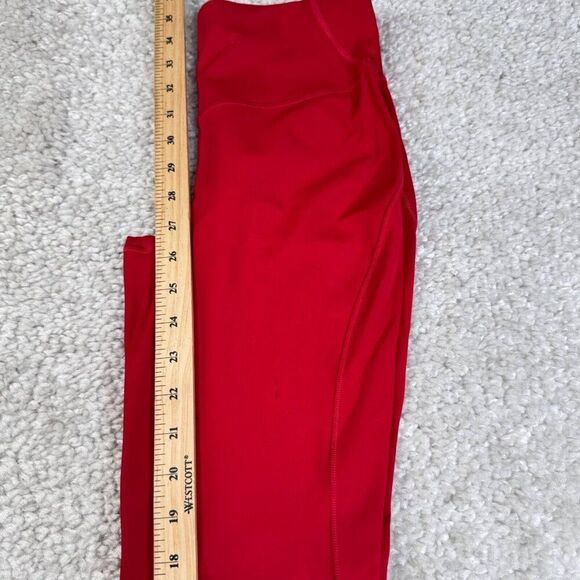 Lululemon Base Pace High Rise Tight Legging Red 6 FLAWS - Picture 10 of 11